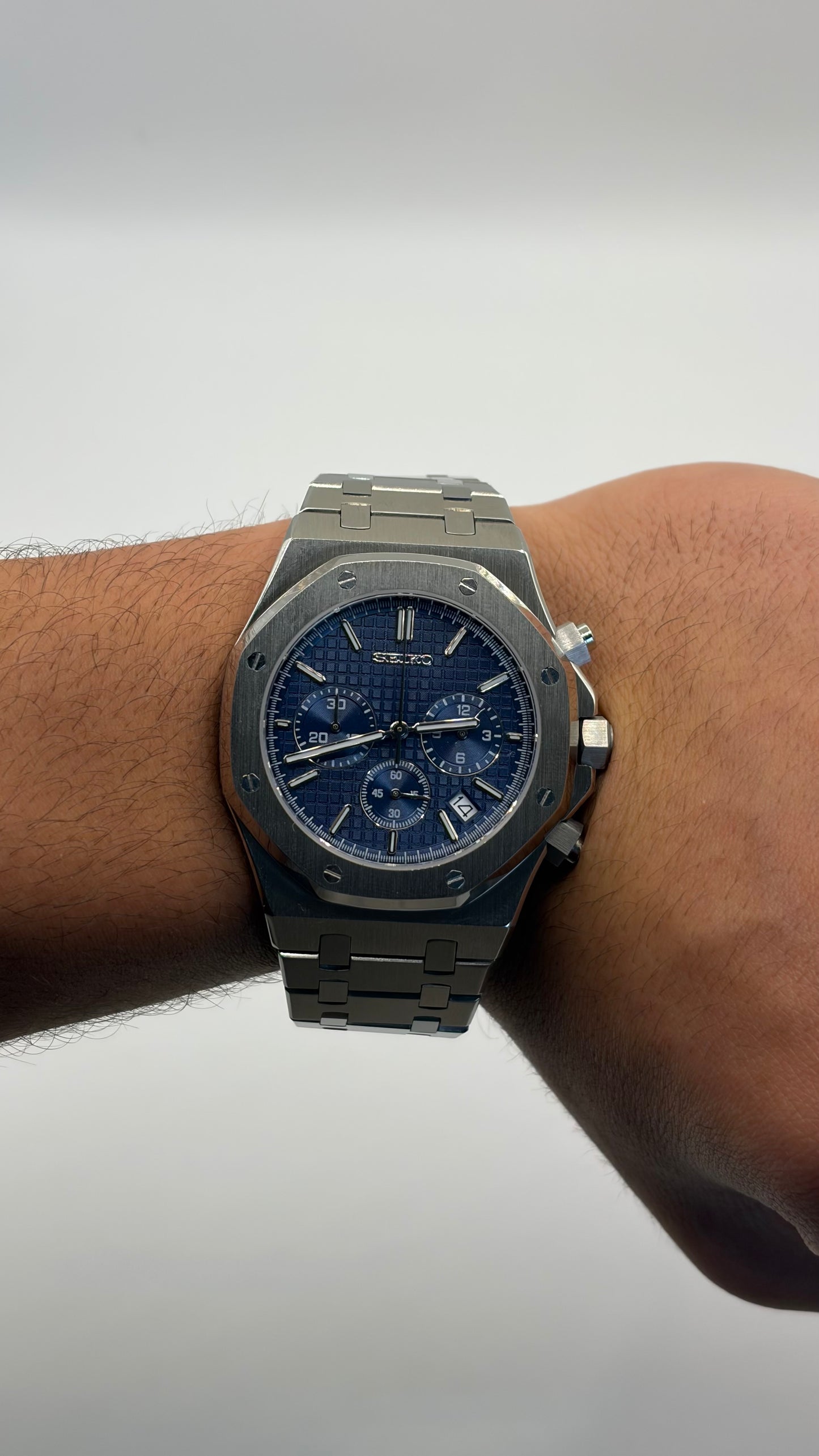 Royal Oak Blue Chronograph - Seiko Mod