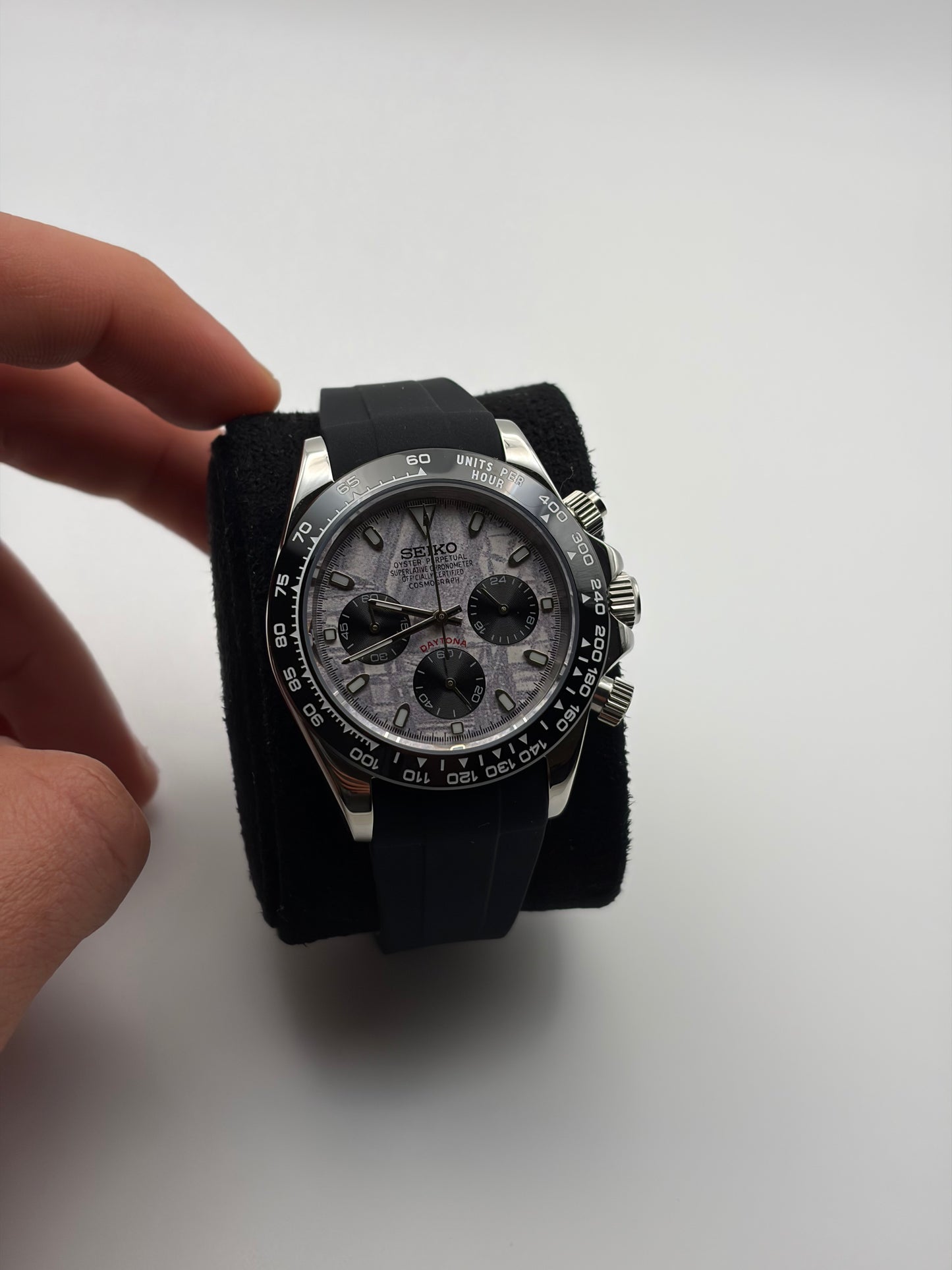 Daytona Meteor Dial Oysterflex- Seiko Mod