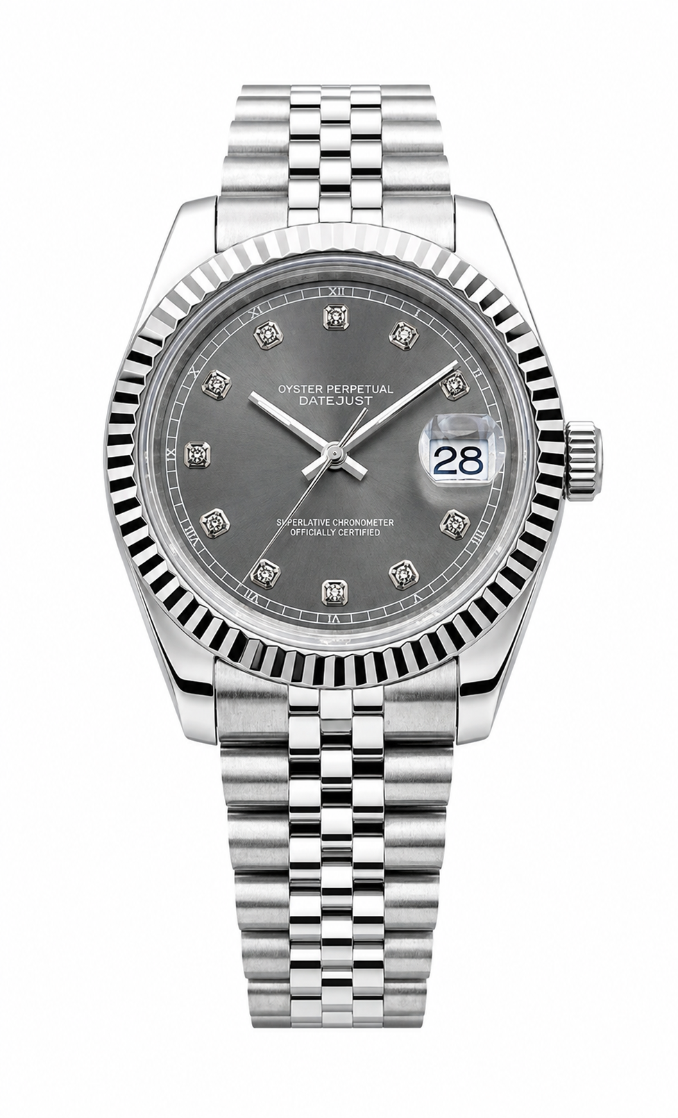 Datejust Grey Diamond Bezel