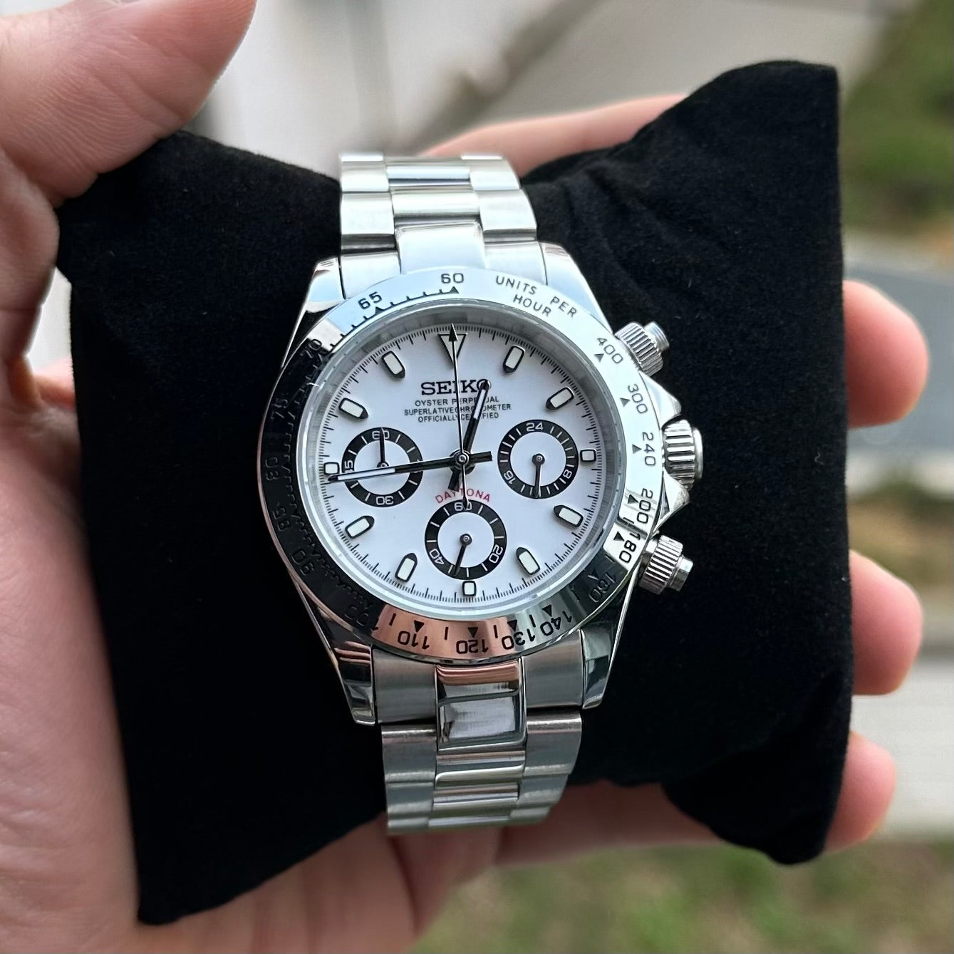 Panda Daytona - Seiko Mod
