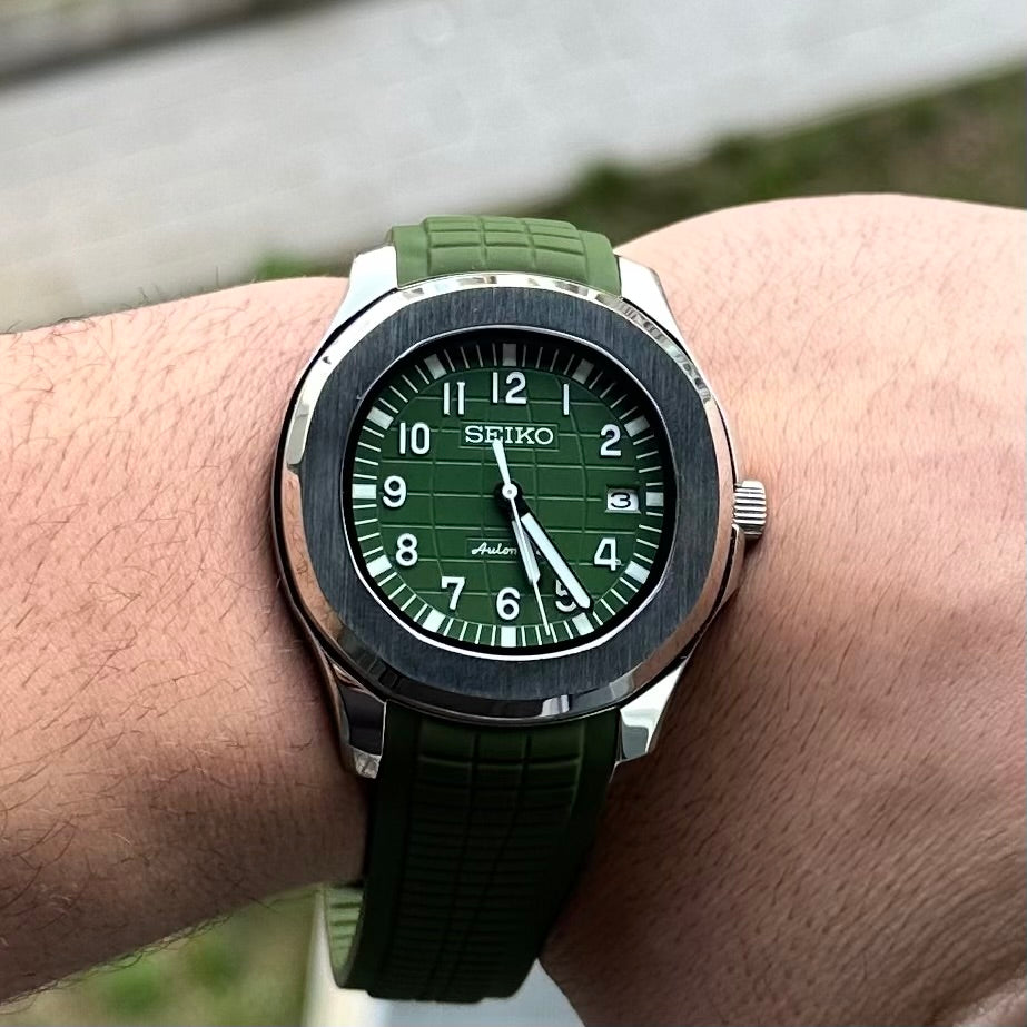 Forest Green Aquanaut - Seiko Mod
