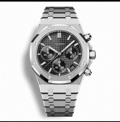Royal Oak Black Chronograph - Seiko Mod