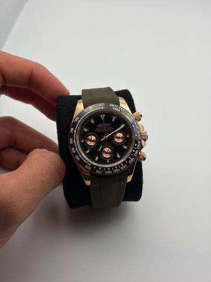 Daytona Rose gold Mocha - Seiko Mod
