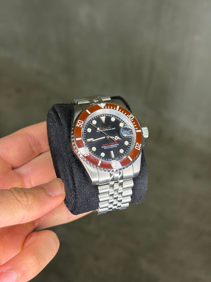 Yacht Master maroon bezel - Seiko Mod