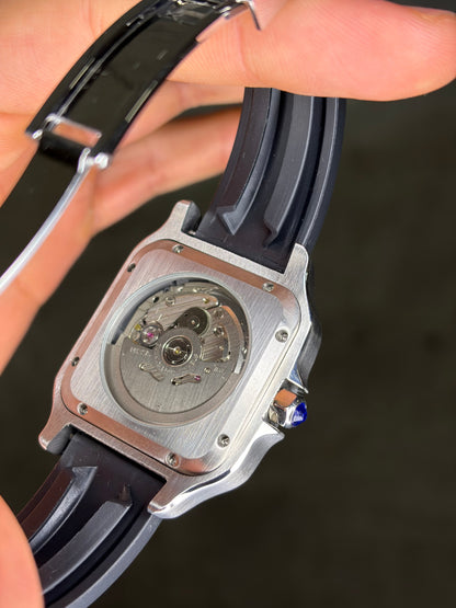 Black Santos & Rubber Bracelet - Seiko Mod