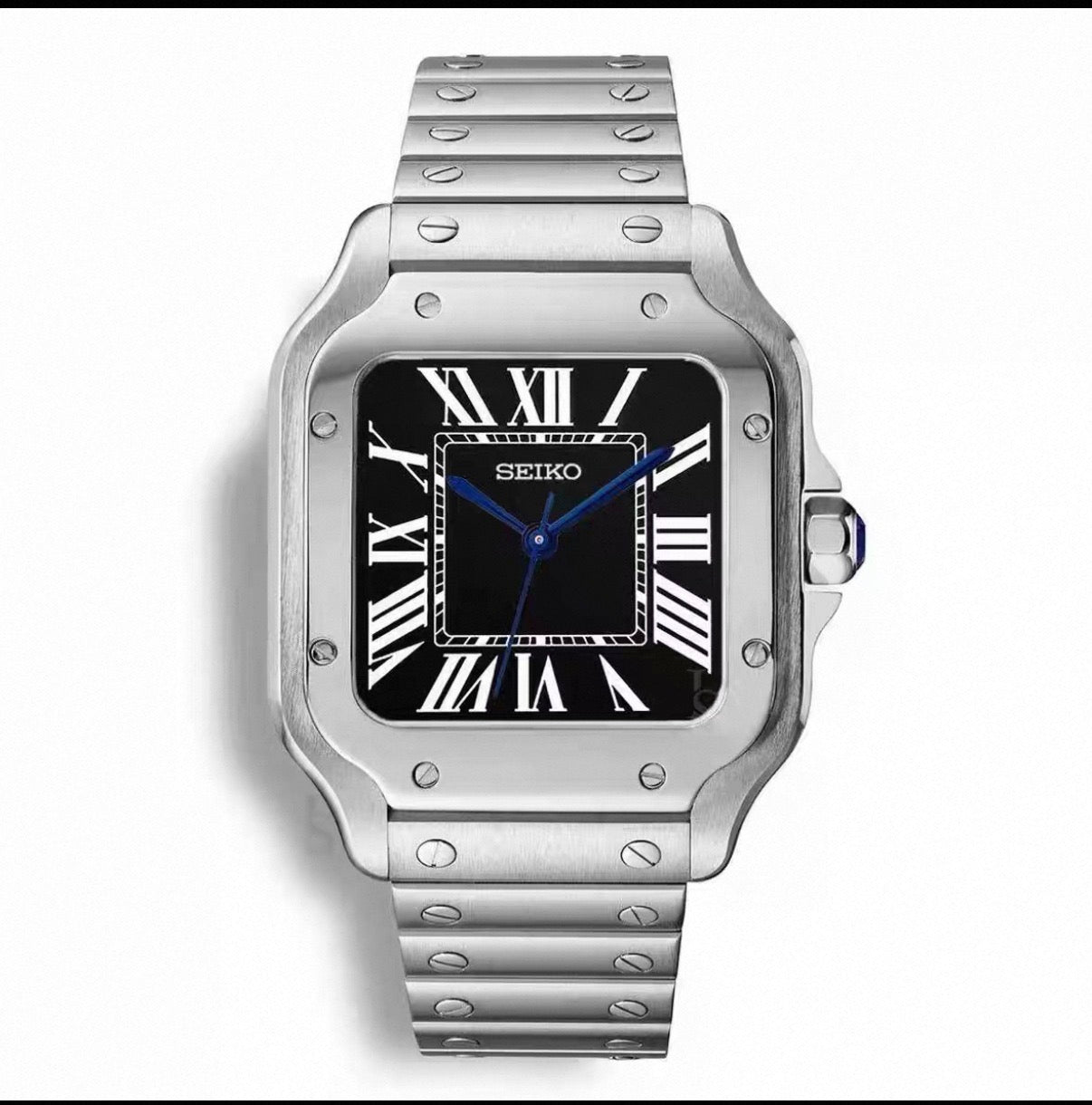 Santos Black Dial - Seiko Mod