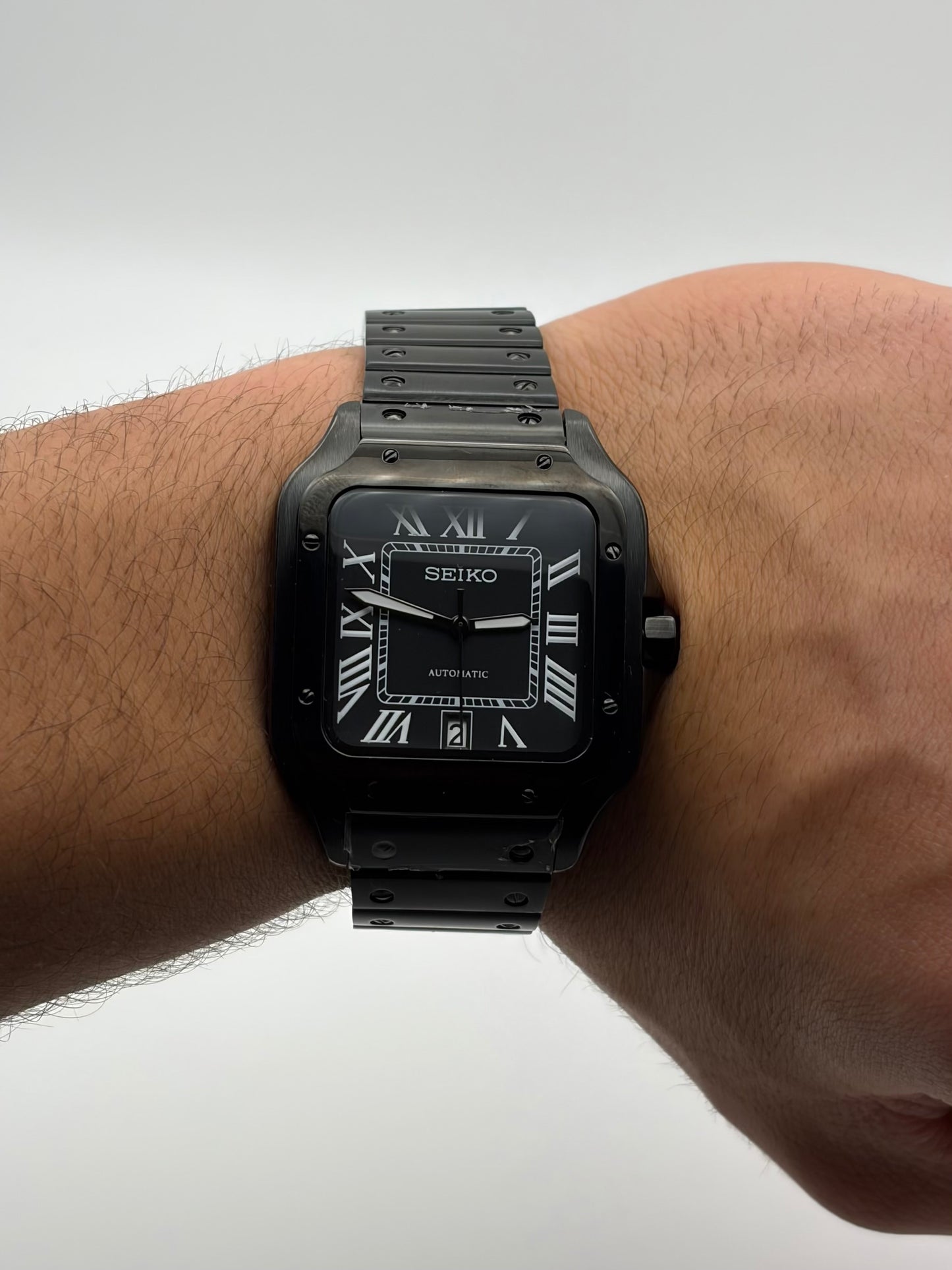 Santos Triple Black - Seiko Mod