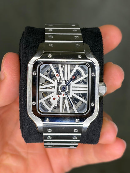 Santos Skeleton Dial - Seiko Mod