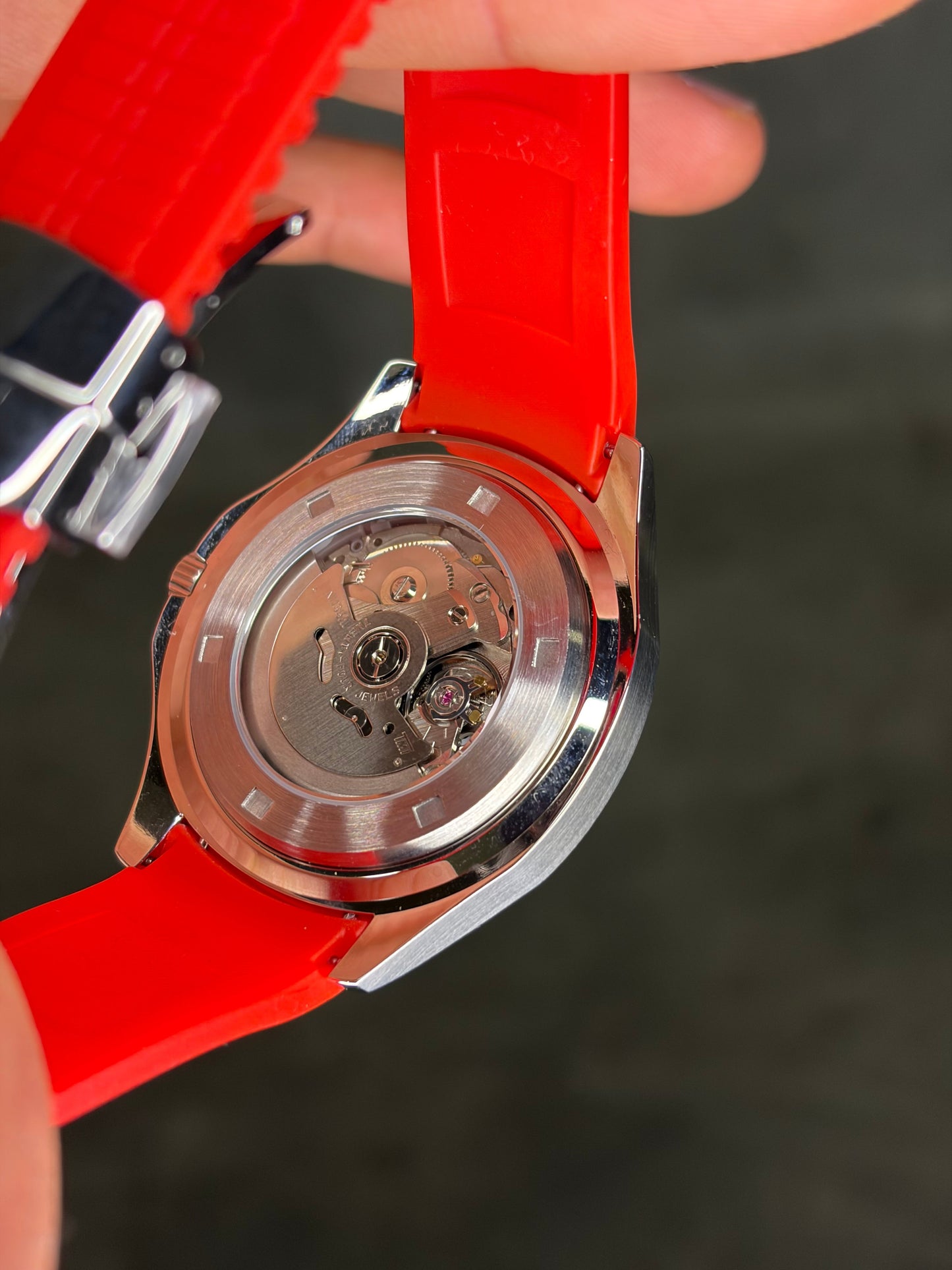 Volcano Red Aquanaut - Seiko Mod