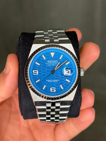 Land dweller deep ocean blue - Seiko Mod