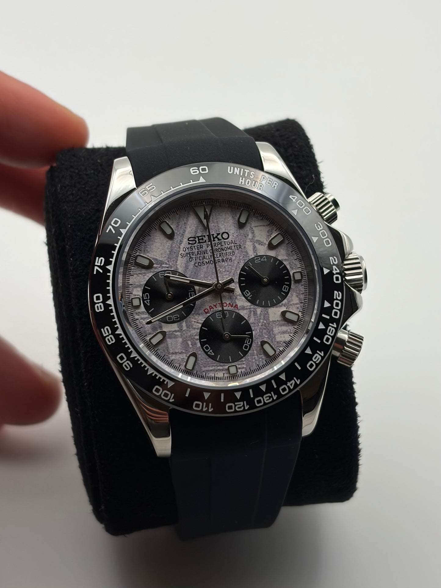 Daytona Meteor Dial Oysterflex- Seiko Mod