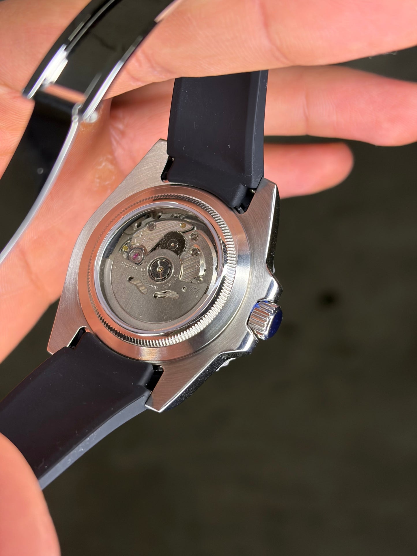 Batman GMT Master II oysterflex - Seiko Mod