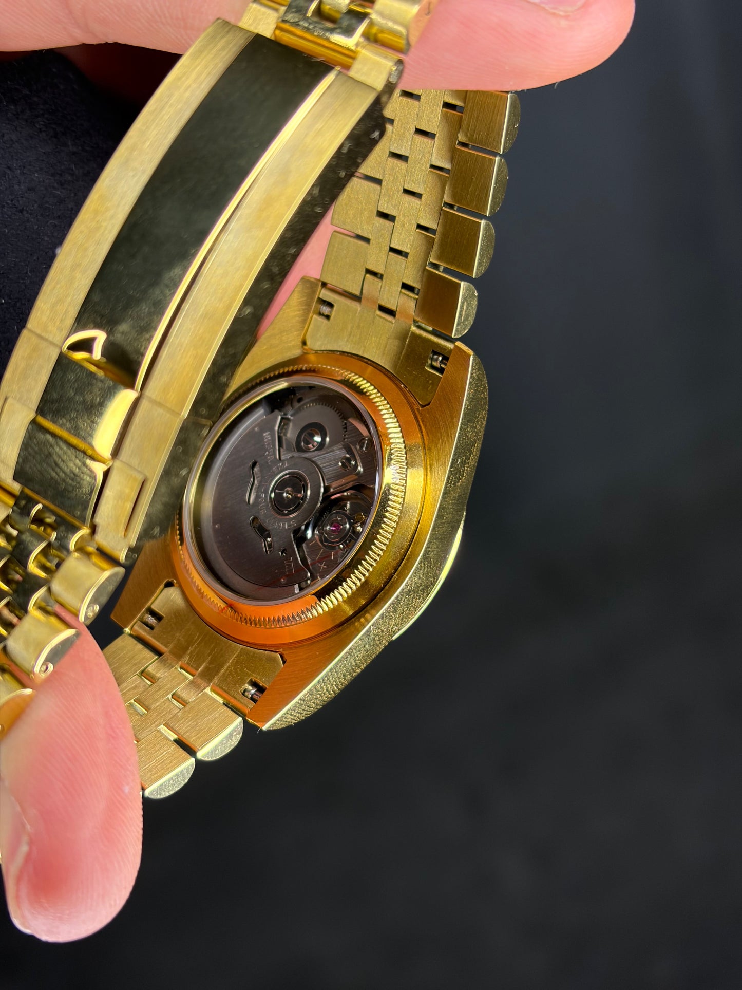 Gold Presidential Datejust - Seiko Mod