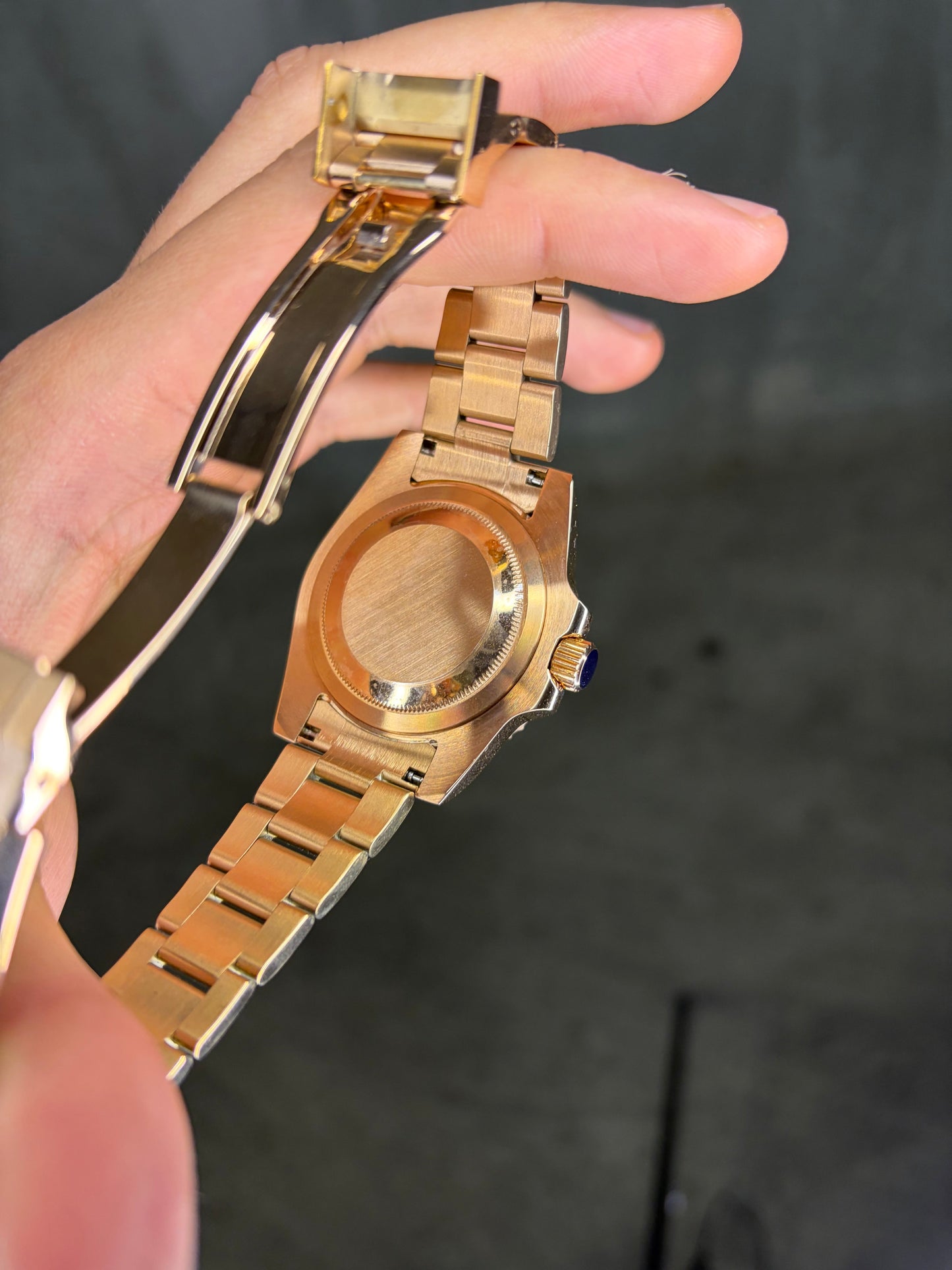 Yellow Gold Yacht Master  - Seiko Mod