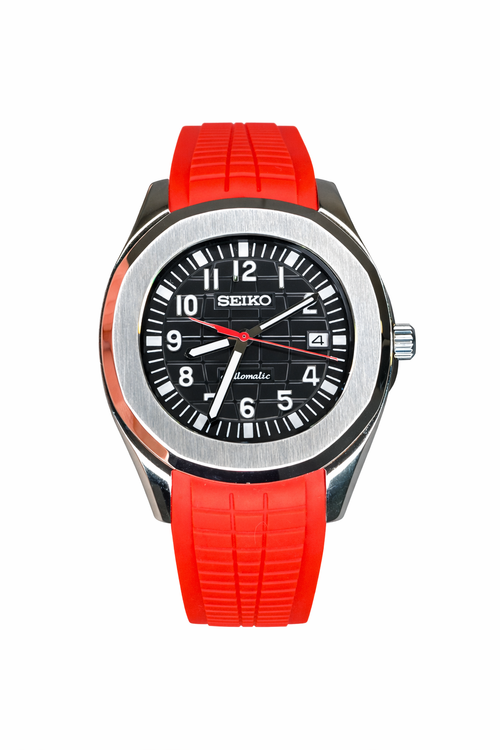 Volcano Red Aquanaut - Seiko Mod