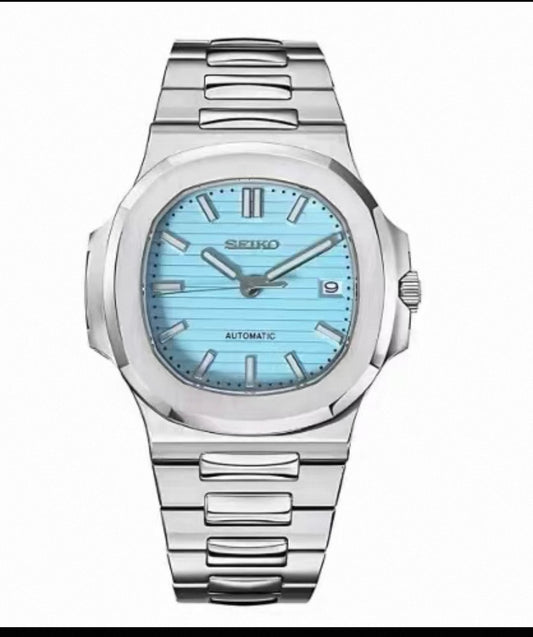 Nautilus Glacier Blue - Seiko Mod