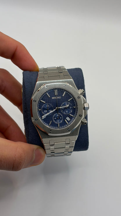 Royal Oak Blue Chronograph - Seiko Mod
