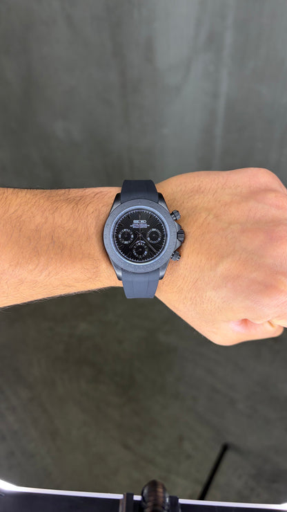 Full Black Oysterflex Daytona - Seiko Mod
