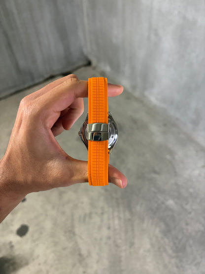 Orange & Black Aquanaut - Seiko Mod