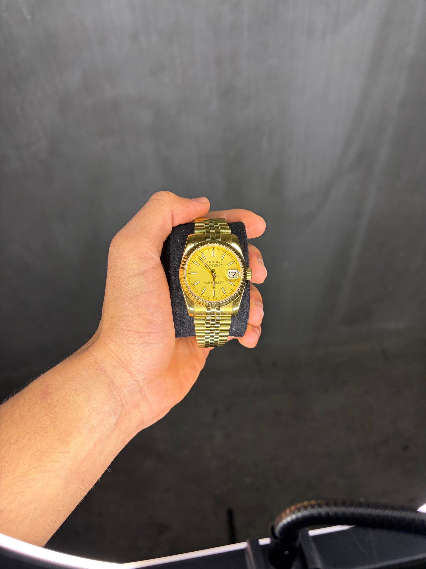 Gold Presidential Datejust - Seiko Mod