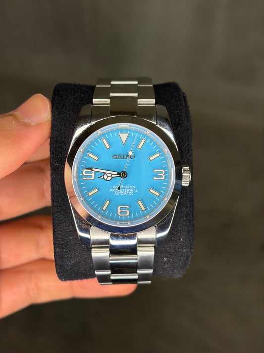 Baby blue Explorer - Seiko Mod