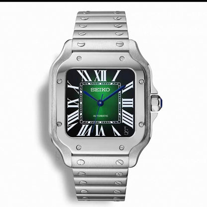 Santos Green Ombre Dial - Seiko Mod