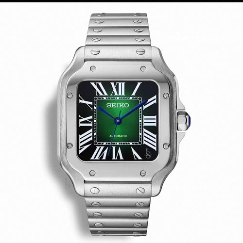 Santos Green Ombre Dial - Seiko Mod