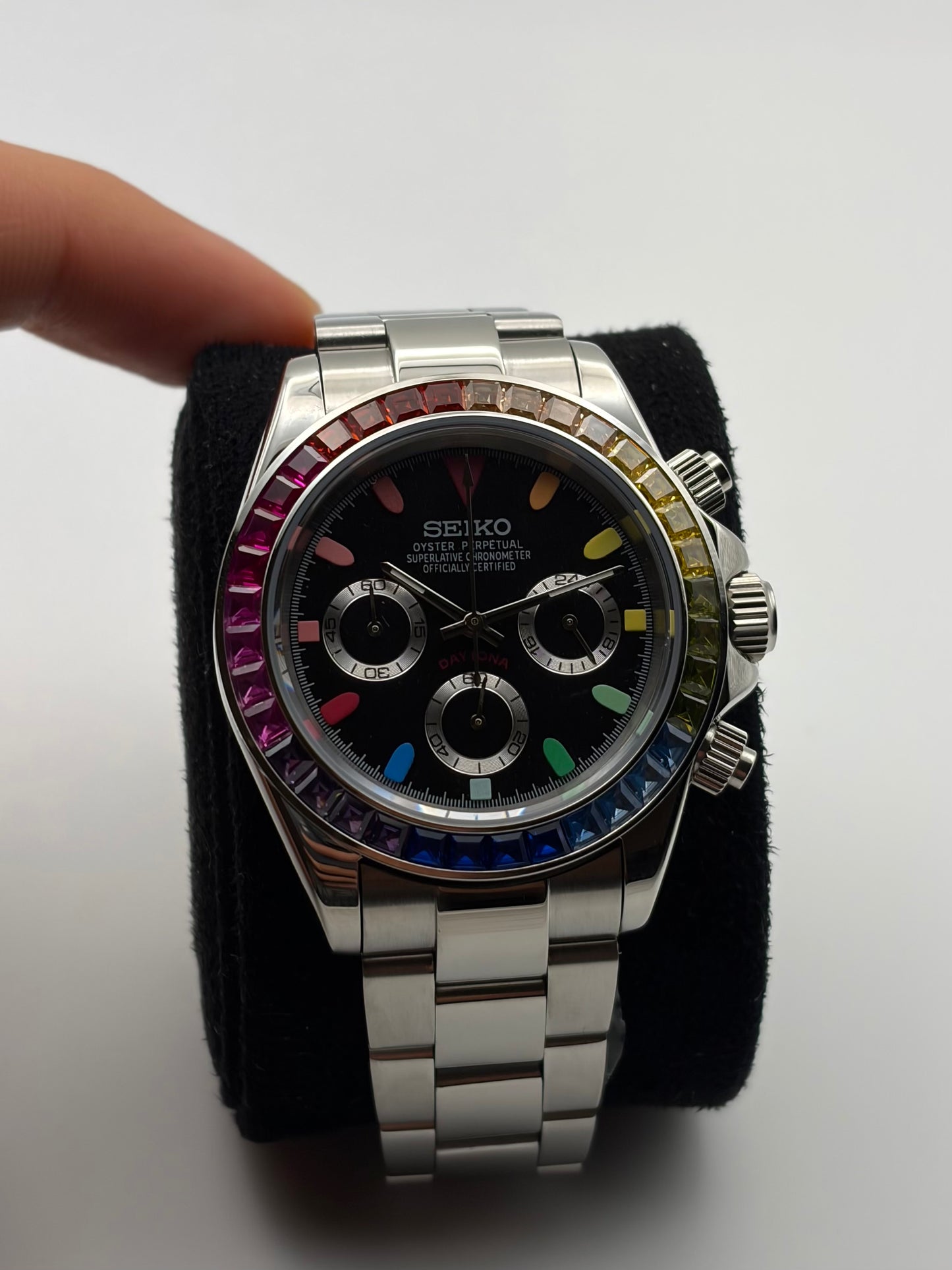 Daytona Rainbow Bezel - Seiko Mod