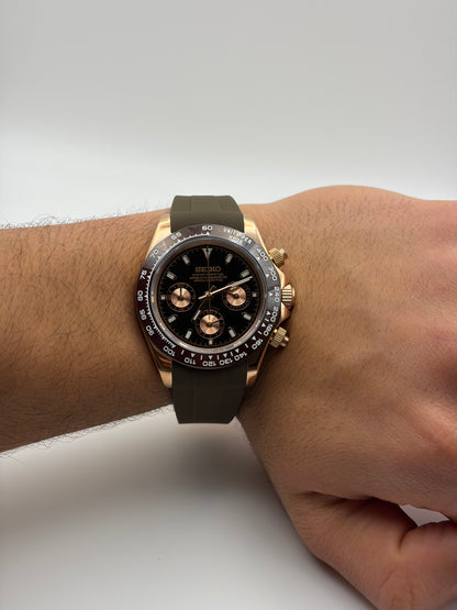 Daytona Rose gold Mocha - Seiko Mod