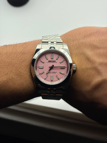 Oyster perpetual Pink - Seiko Mod