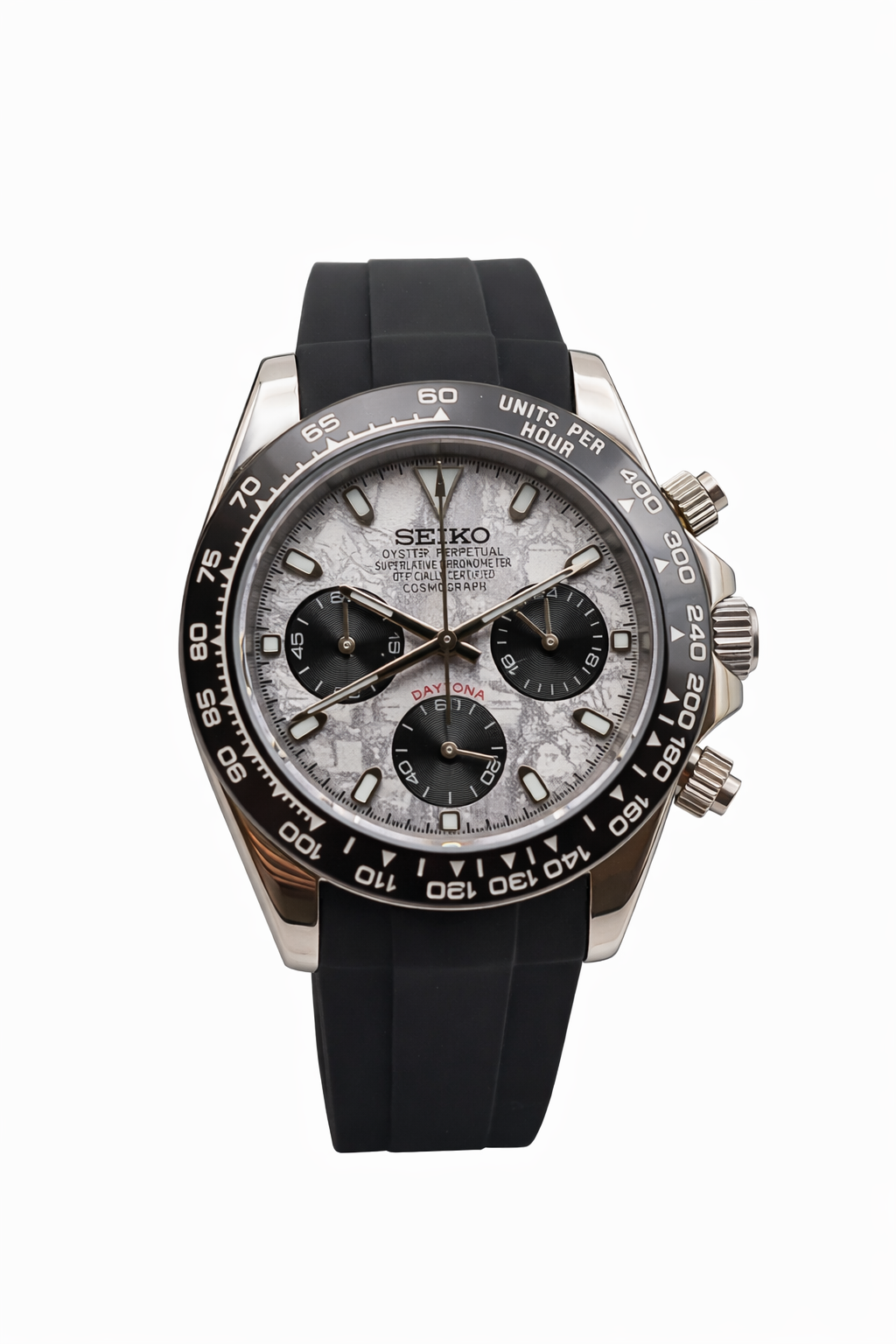 Daytona Meteor Dial Oysterflex- Seiko Mod