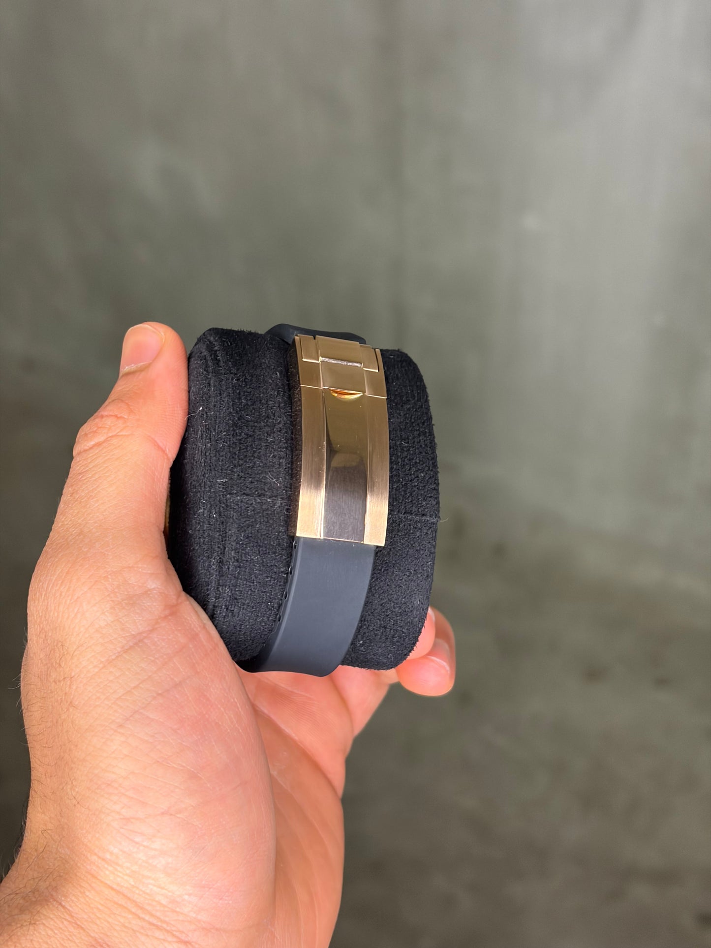 Yacht Master Oysterflex Rose Gold Case - Seiko Mod