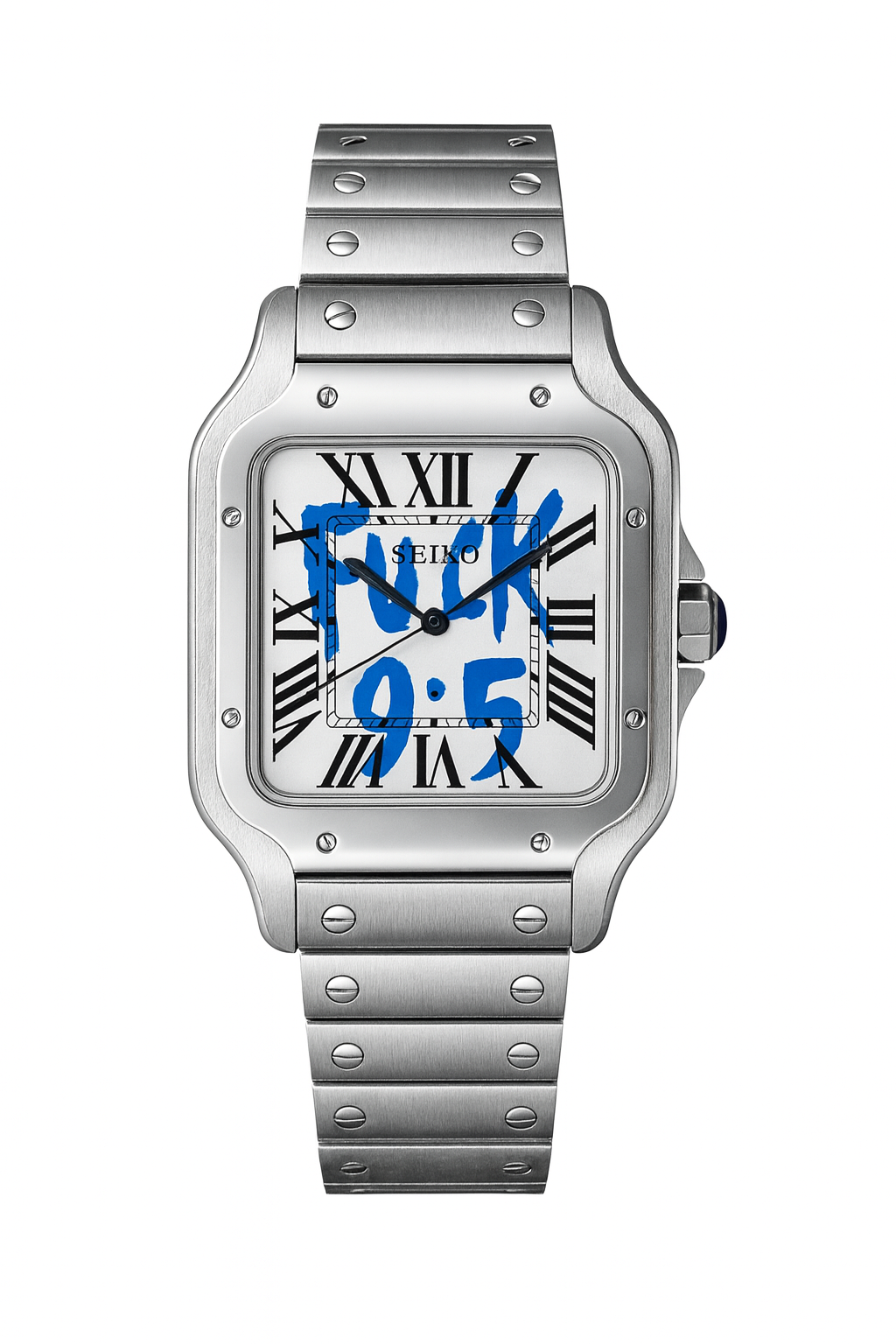 Santos Blue Fuck 9-5 - Seiko Mod