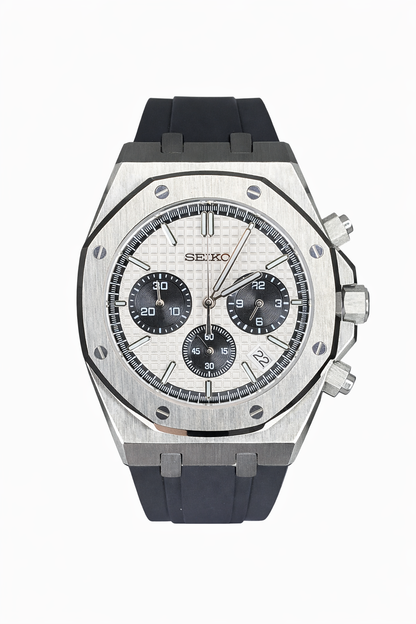 Silver Royal Oak Chronograph - Seiko Mod