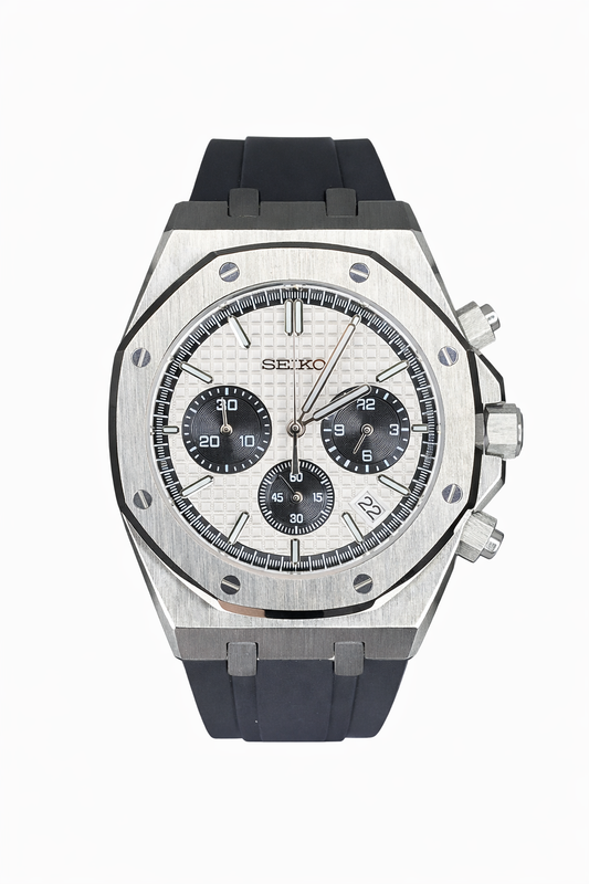 Silver Royal Oak Chronograph - Seiko Mod