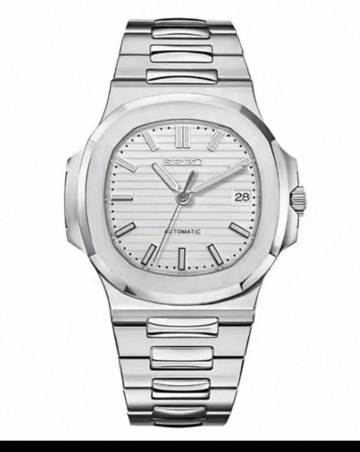 Nautilus White Dial - Seiko Mod