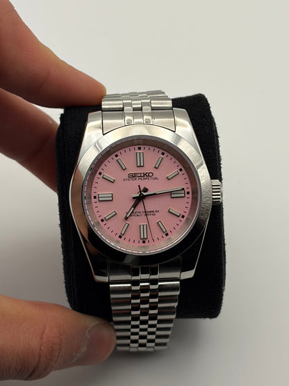 Oyster perpetual Pink - Seiko Mod