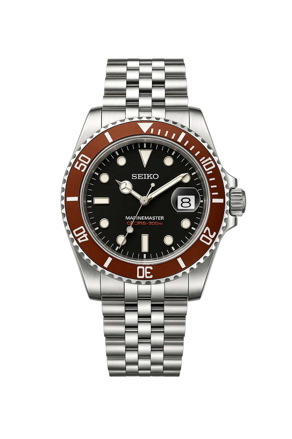 Yacht Master maroon bezel - Seiko Mod
