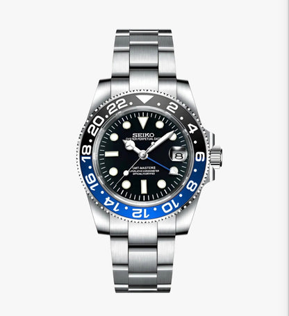GMT Master II Batman Blue & Black bezel - Seiko Mod