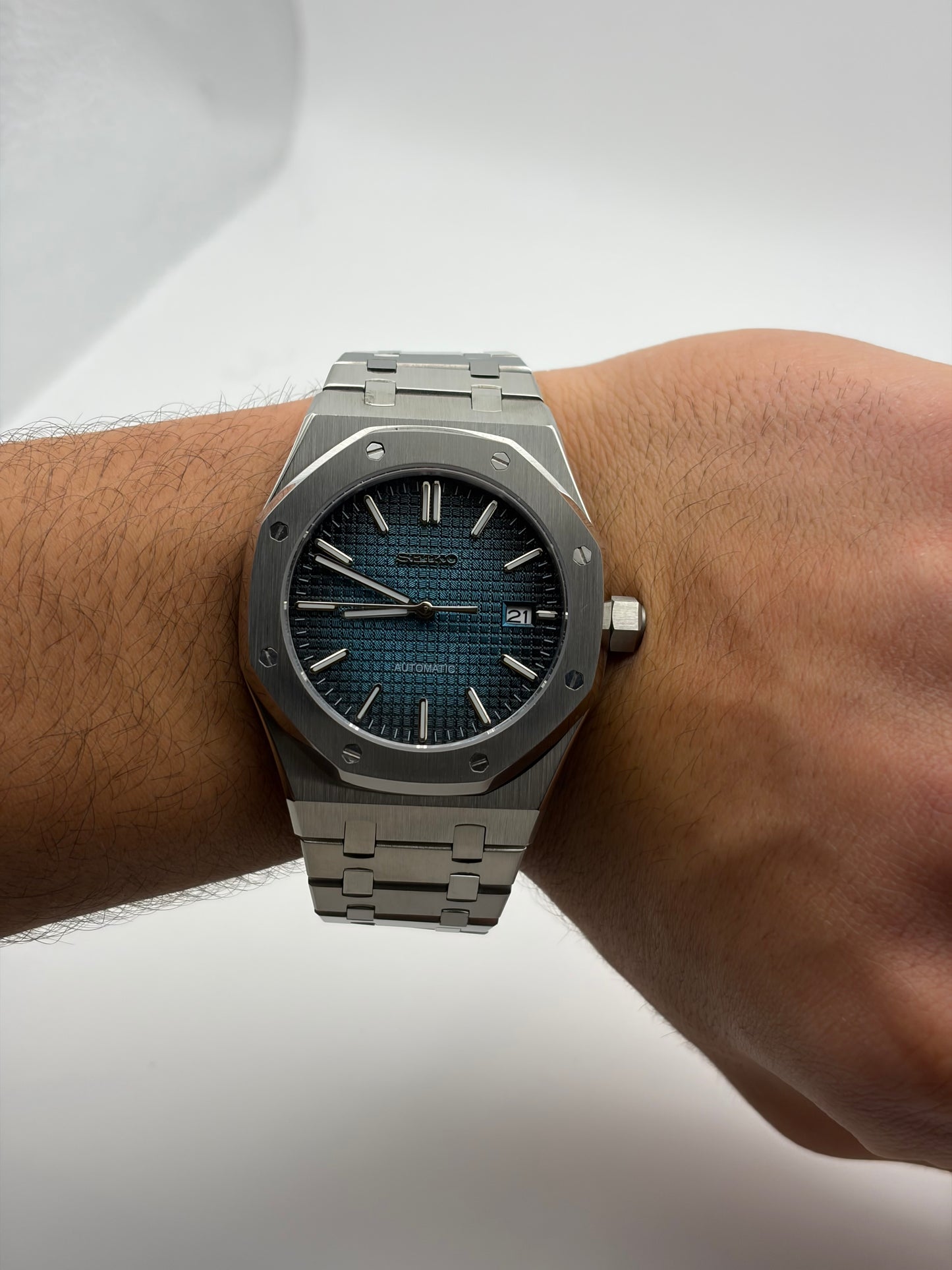 Royal oak blue fade dial - Seiko Mod