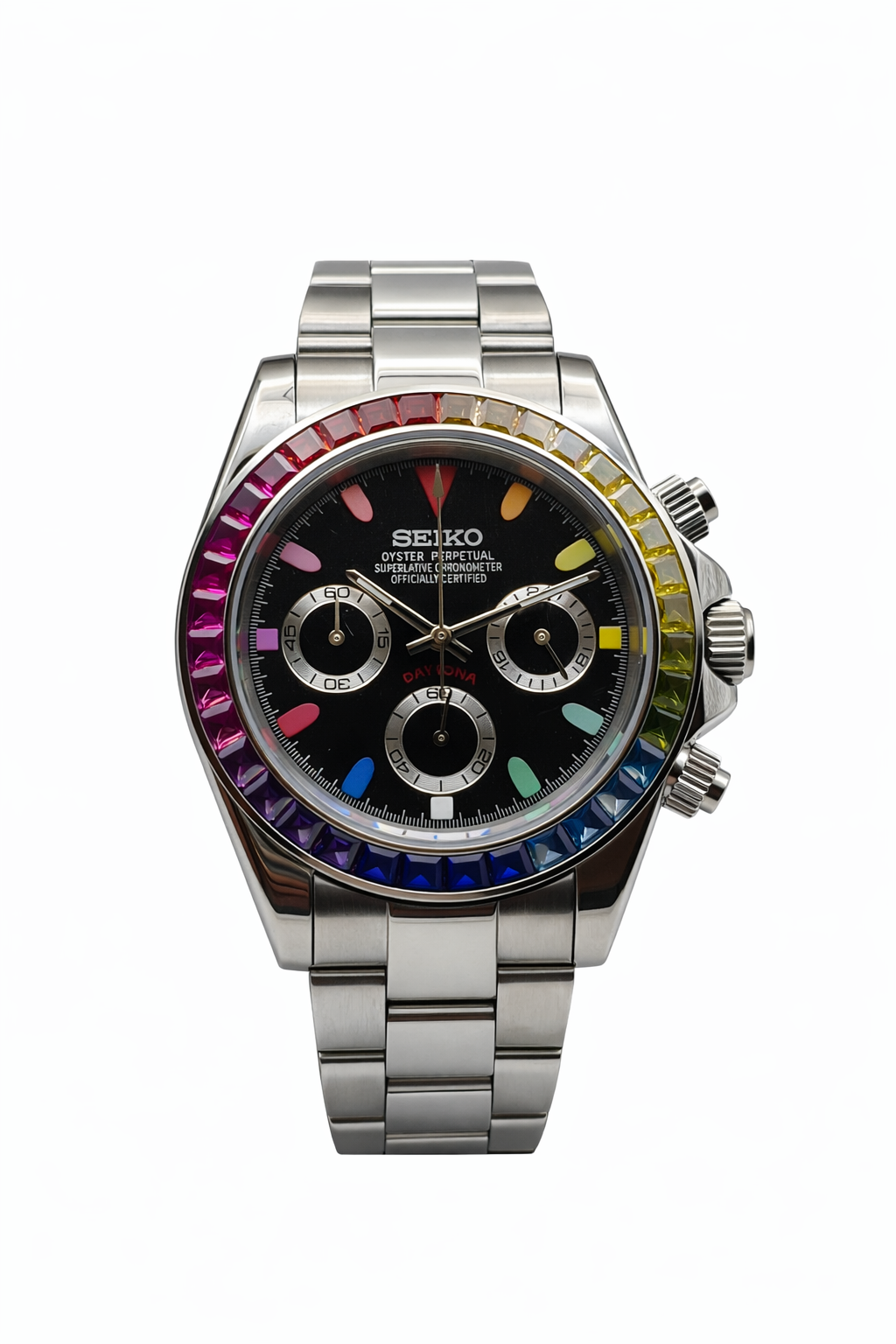 Daytona Rainbow Bezel - Seiko Mod