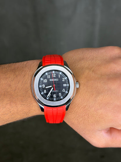 Volcano Red Aquanaut - Seiko Mod