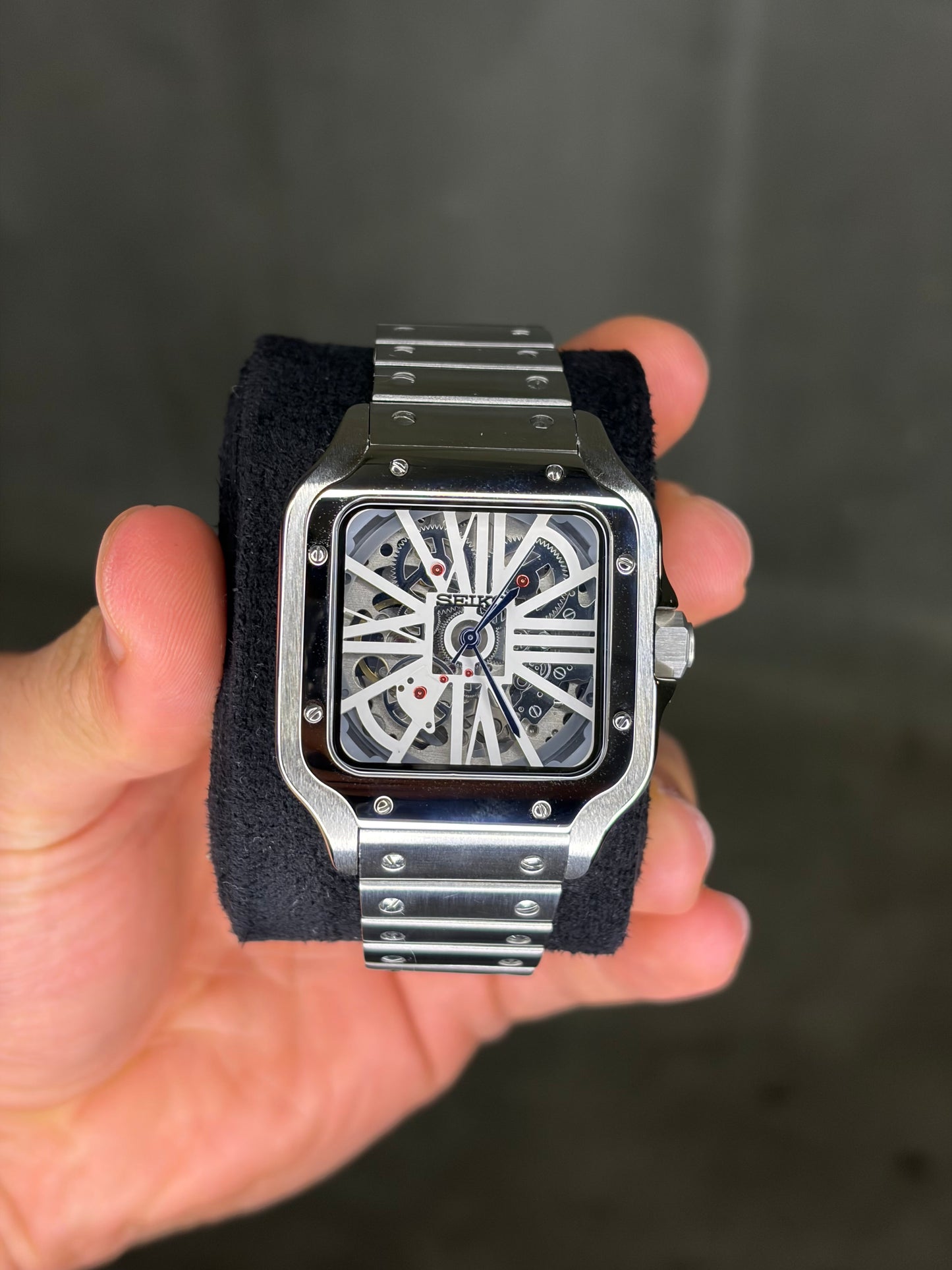 Santos Skeleton Dial - Seiko Mod