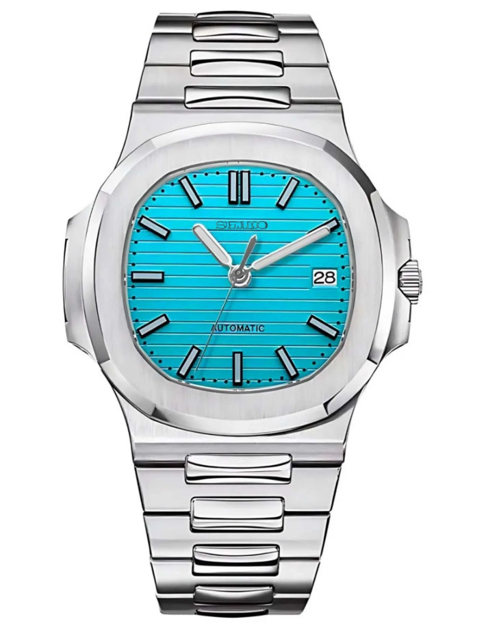 Nautilus Tiffany Blue Dial - Seiko Mod