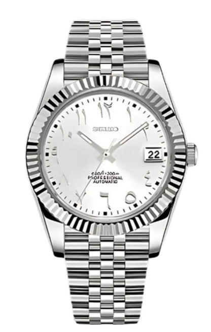 Datejust White Arabic Dial - Seiko Mod