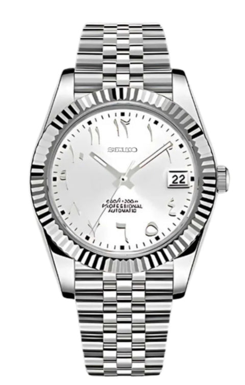 Datejust White Arabic Dial - Seiko Mod
