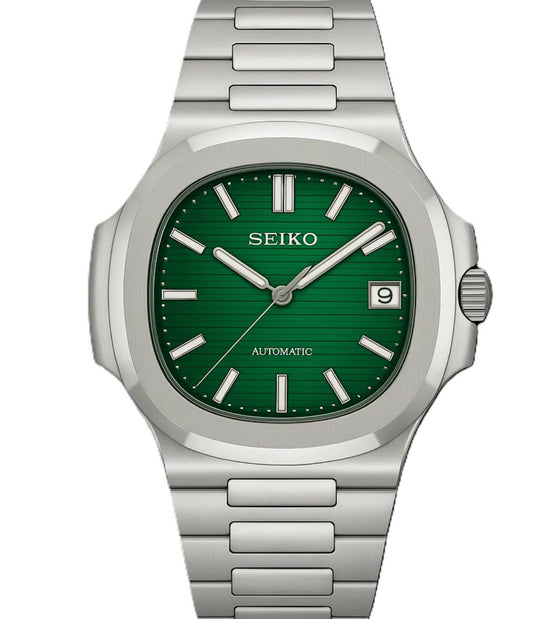 Green Nautilus- Seiko Mod