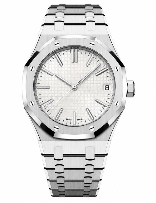 Royal Oak White & Silver